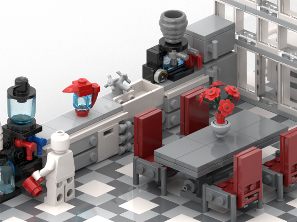 Lego office kitchen