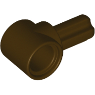Lego Technic Pin Connector Hub with 1 Axle / Dark Brown