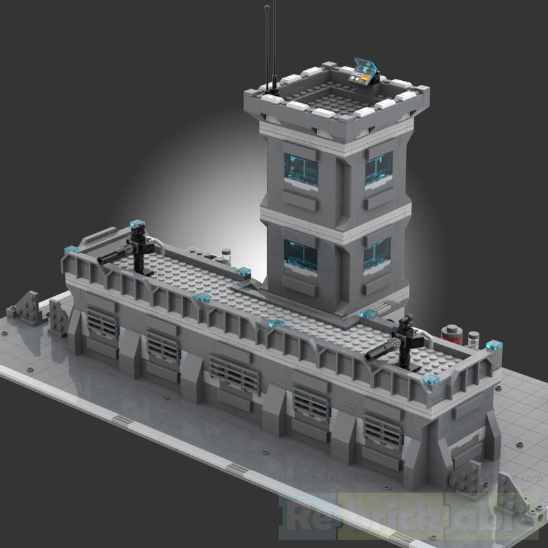 Lego Modular Coruscant defense bunker