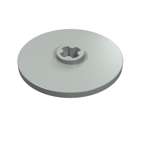 Lego Technic Disc 3 x 3 / Light Gray