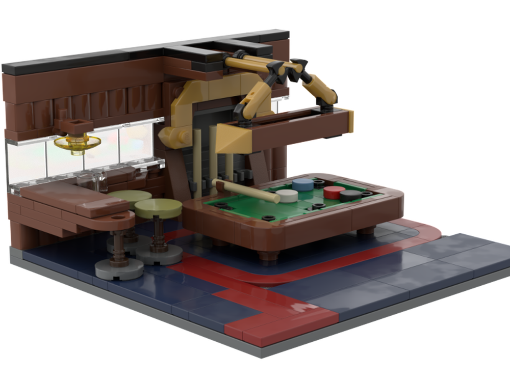 Lego Billiard Room
