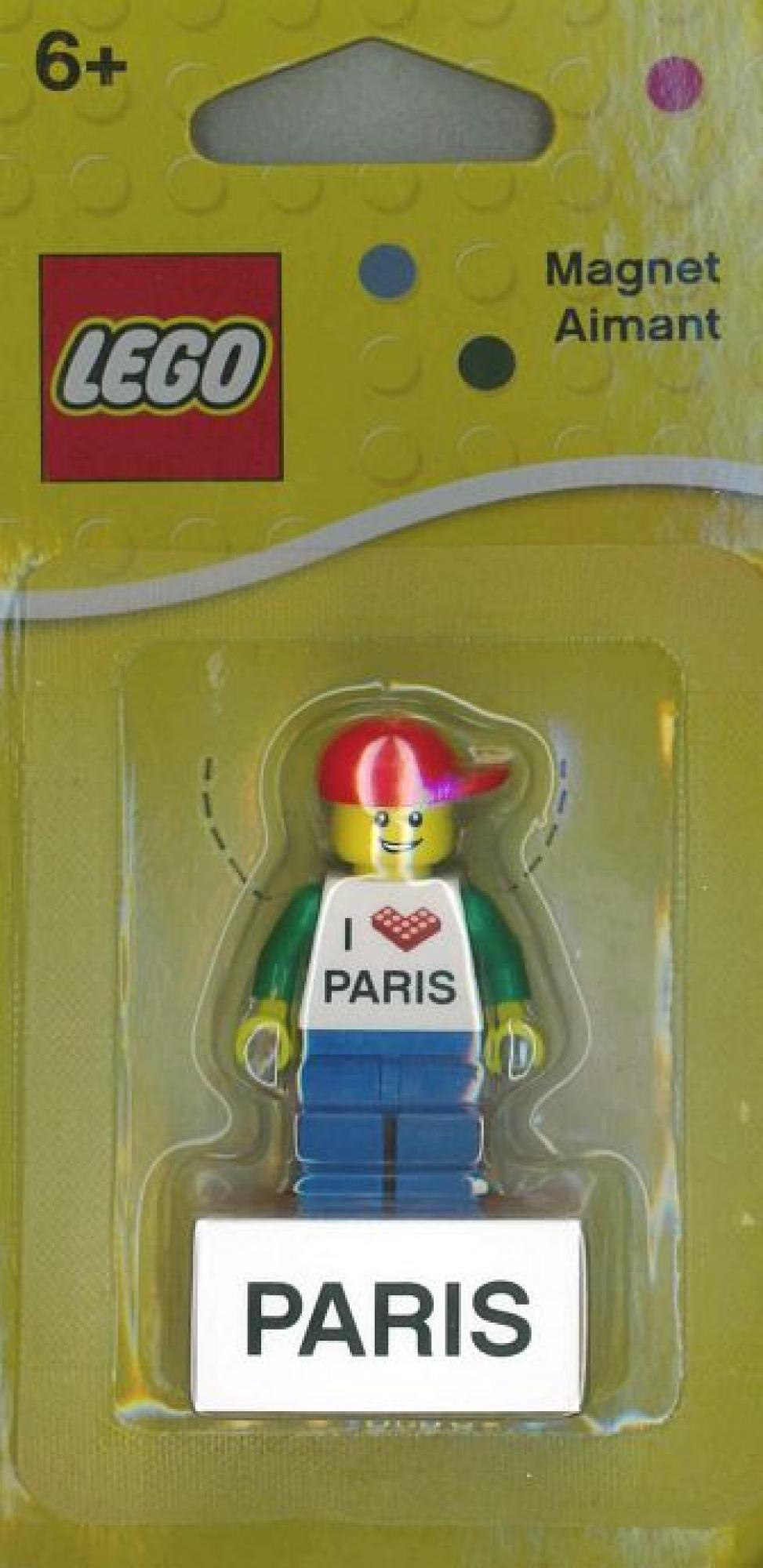 Lego I [Heart] Paris Magnet [Male]