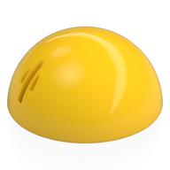 Lego Technic Panel Dome 5 x 5 with Axle Holes / Yellow