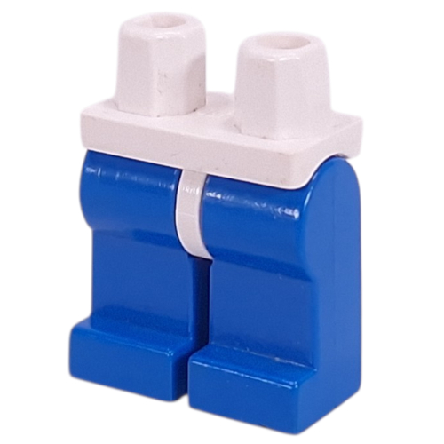 Lego Hips and Blue Legs / White