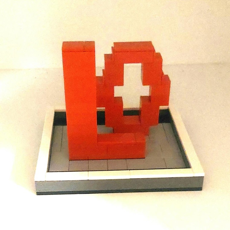 Lego Valentine's LOve Statue