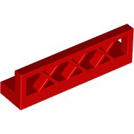 Lego Fence Lattice 1 x 4 x 1 / Red