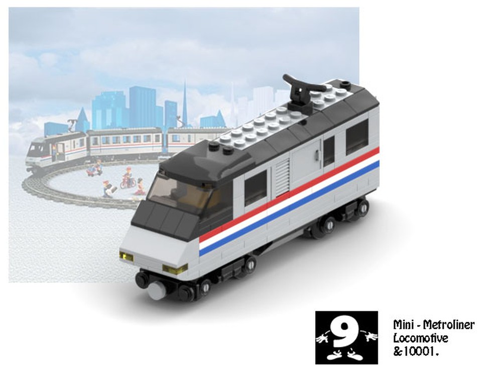 Lego &201. Mini - Metroliner Locomotive