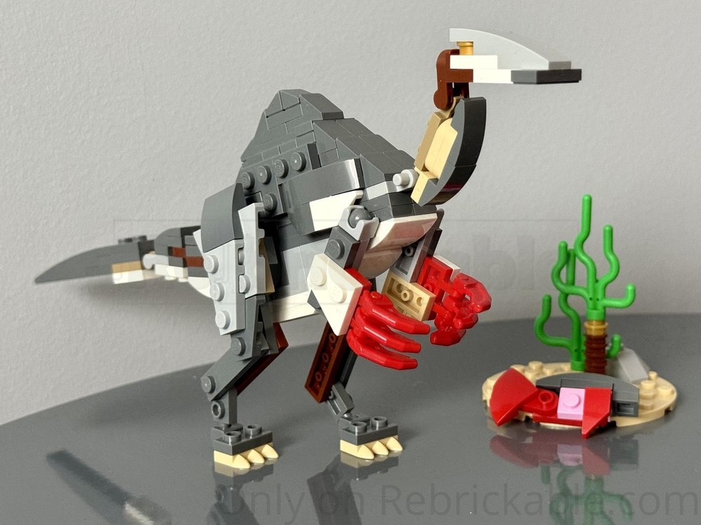 Lego 31381 Deinocheirus mirificus (minifig scale)