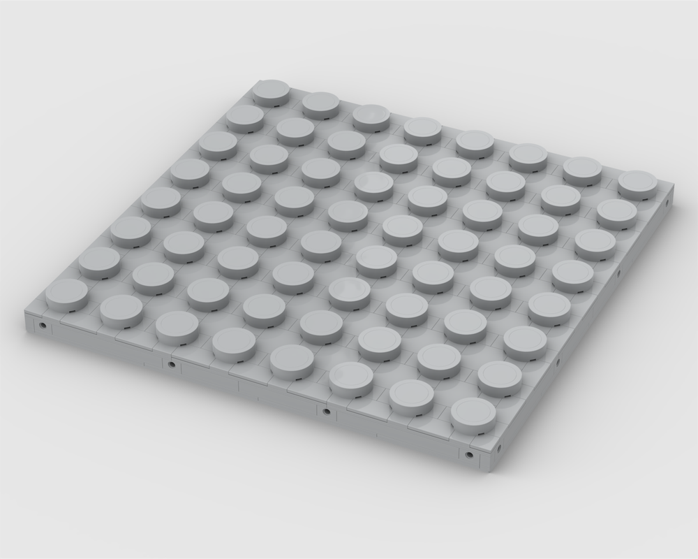 Lego Upscaled roadplate curb