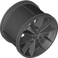 Lego Wheel 62.3 x 42 Technic Racing Large / Black