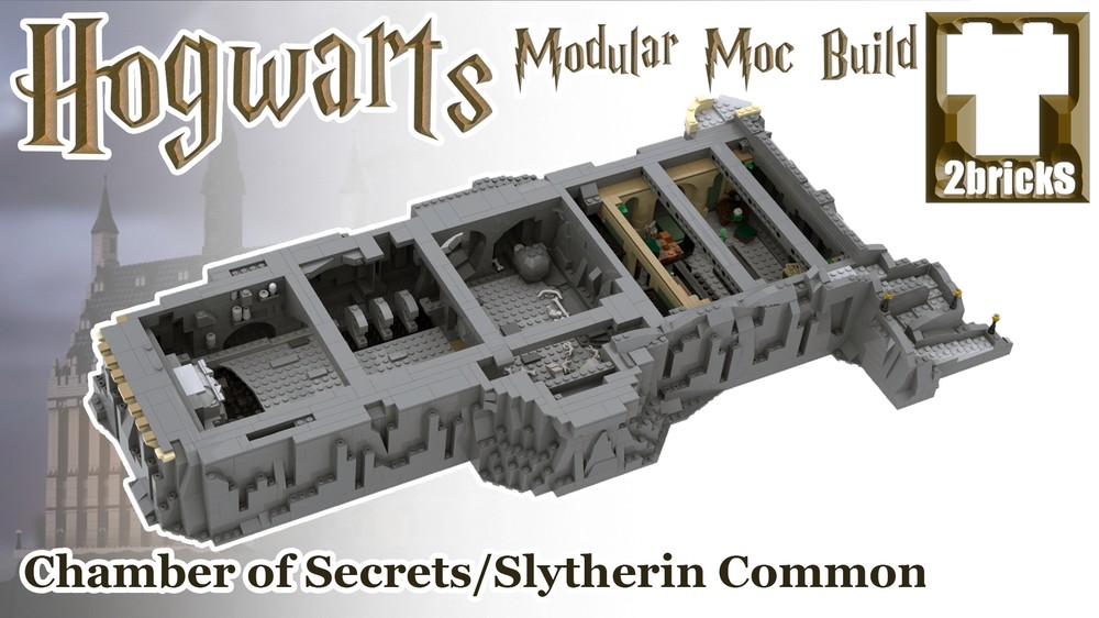 Lego Snakey Cave - Magic School Modular MOCs Part 4