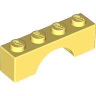 Lego Brick Arch 1 x 4 / Bright Light Yellow