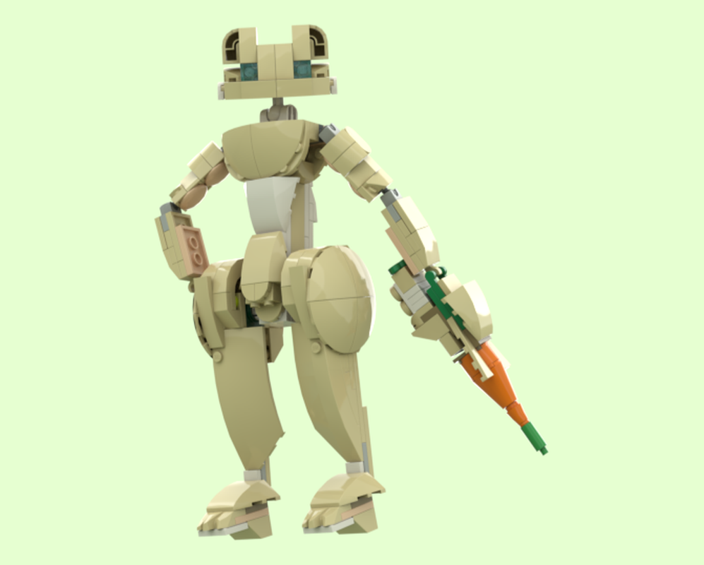 Lego Robot out of 31162-1 Cute Bunny