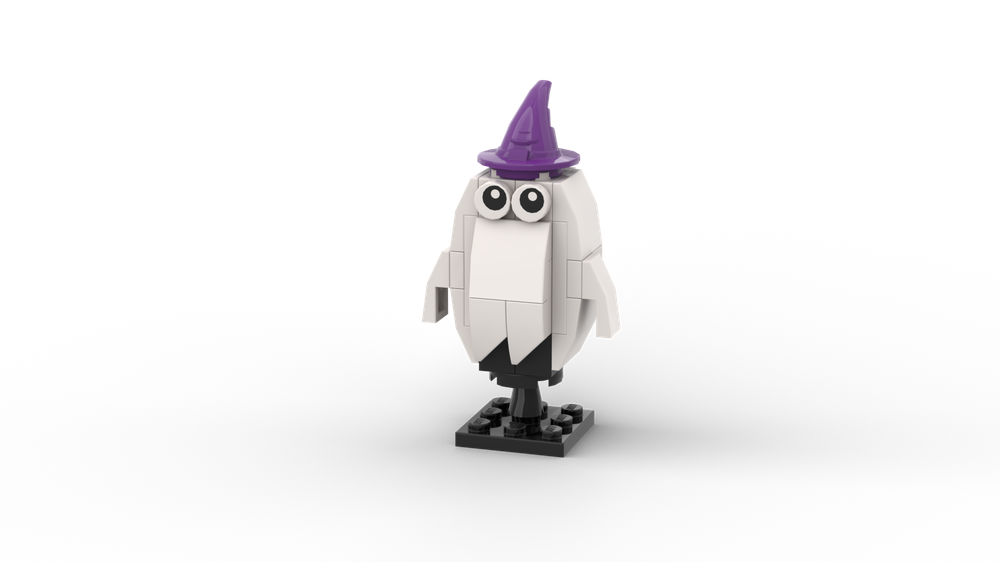 Lego Ghost in a hat - Halloween