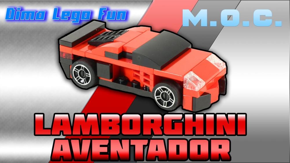 Lego Lamborghini Aventador mini