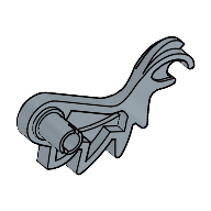 Lego Animal / Creature Body Part, Dinosaur / Dragon Arm, Left / Sand Blue