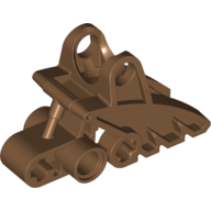 Lego Large Figure Foot, with Ball Joint Socket 2 x 3 x 5 / Light Brown