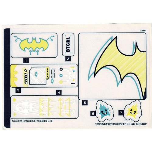 Lego Sticker Sheet for Set 41237-1