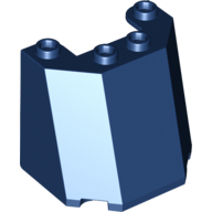 Lego Windscreen 3 x 4 x 3 / Dark Blue