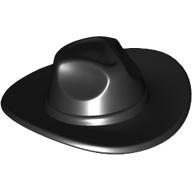 Lego Hat Very Wide Brim, Outback Style [Fedora] / Black