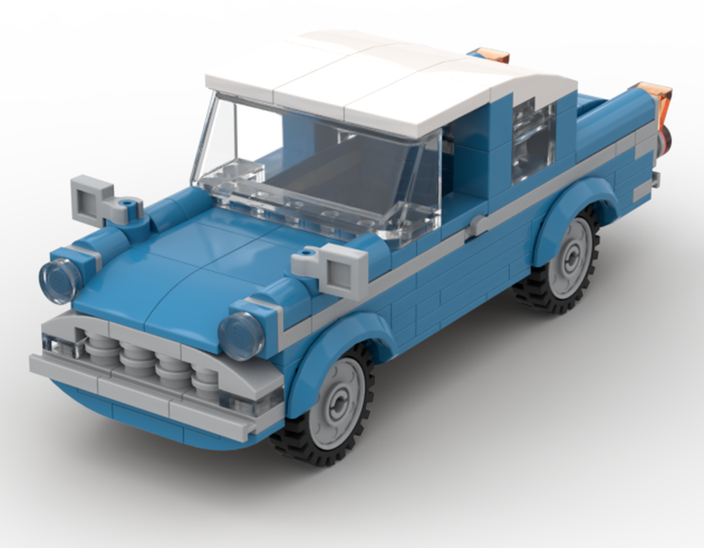 Lego 1962 ford anglia (from H*rry Potter and the ch*mber of secrets) v1
