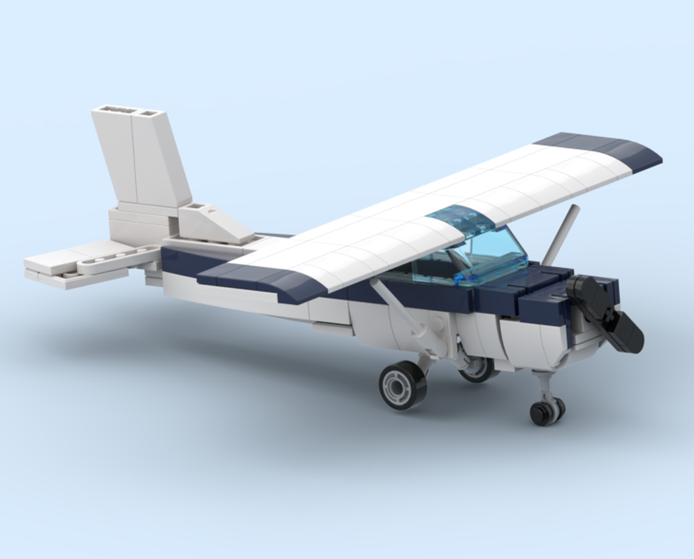 Lego 100th follower moc no.1: Cessna 172Q cutlass