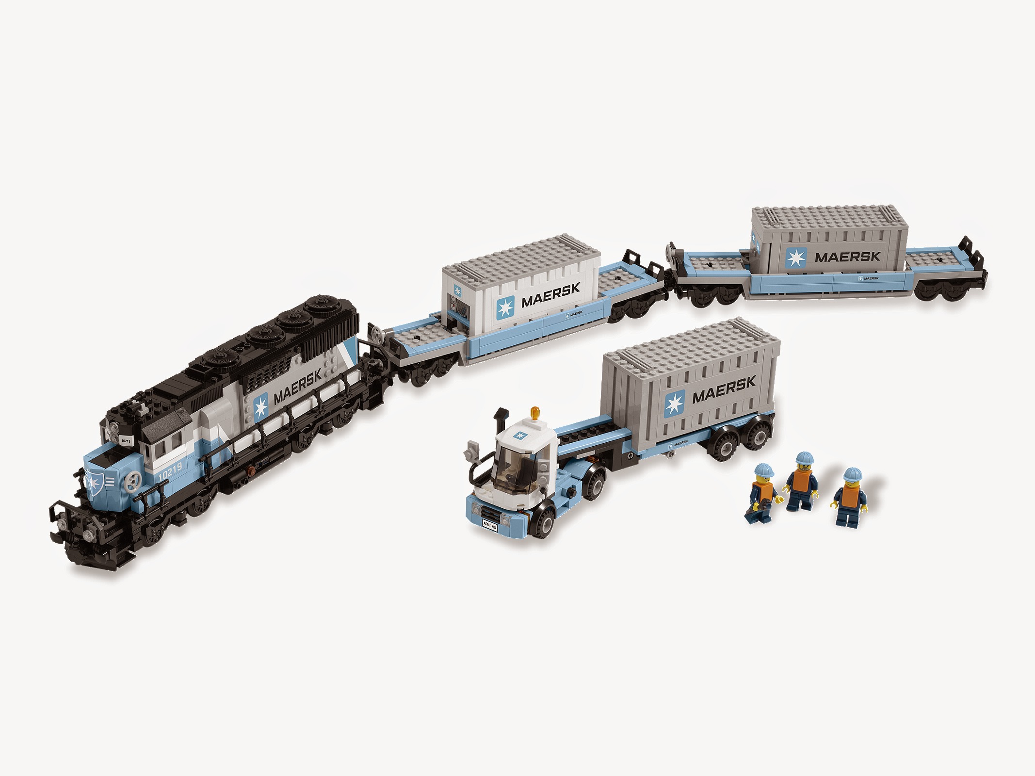 Lego Maersk Container Train