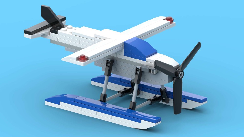Lego Single engine seaplane