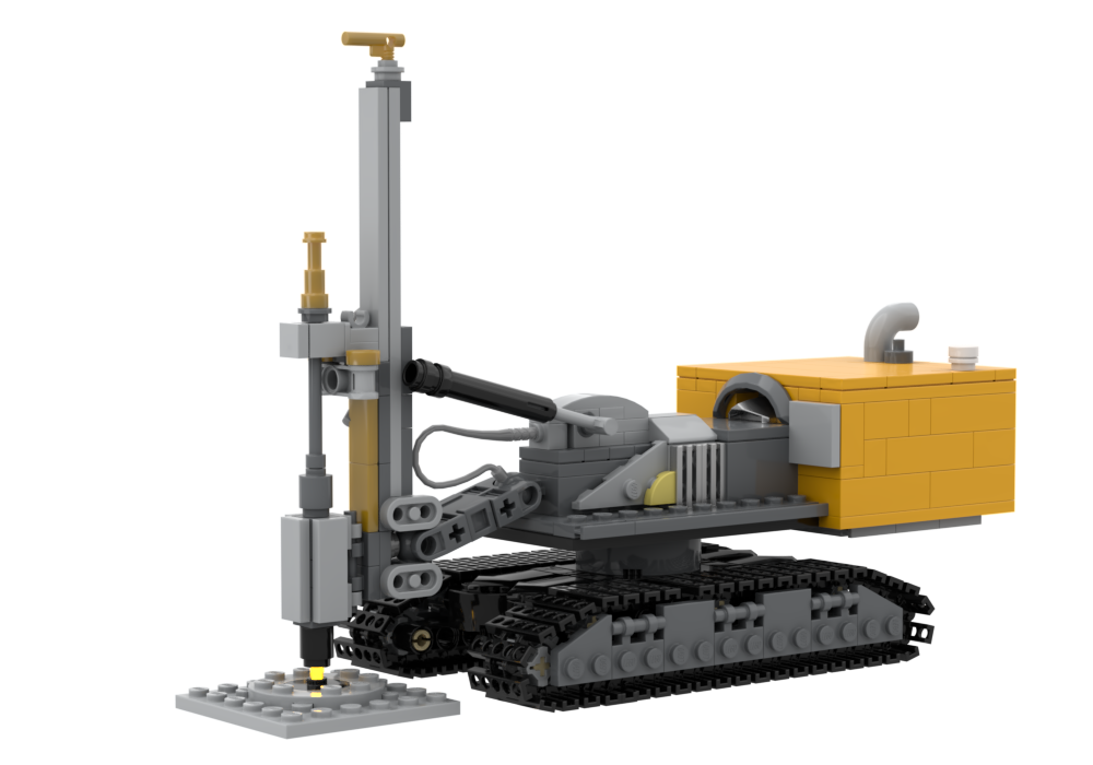Lego Gyrotron Maser Drilling Rig
