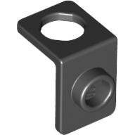 Lego Minifig Neckwear Bracket [One Stud] / Black