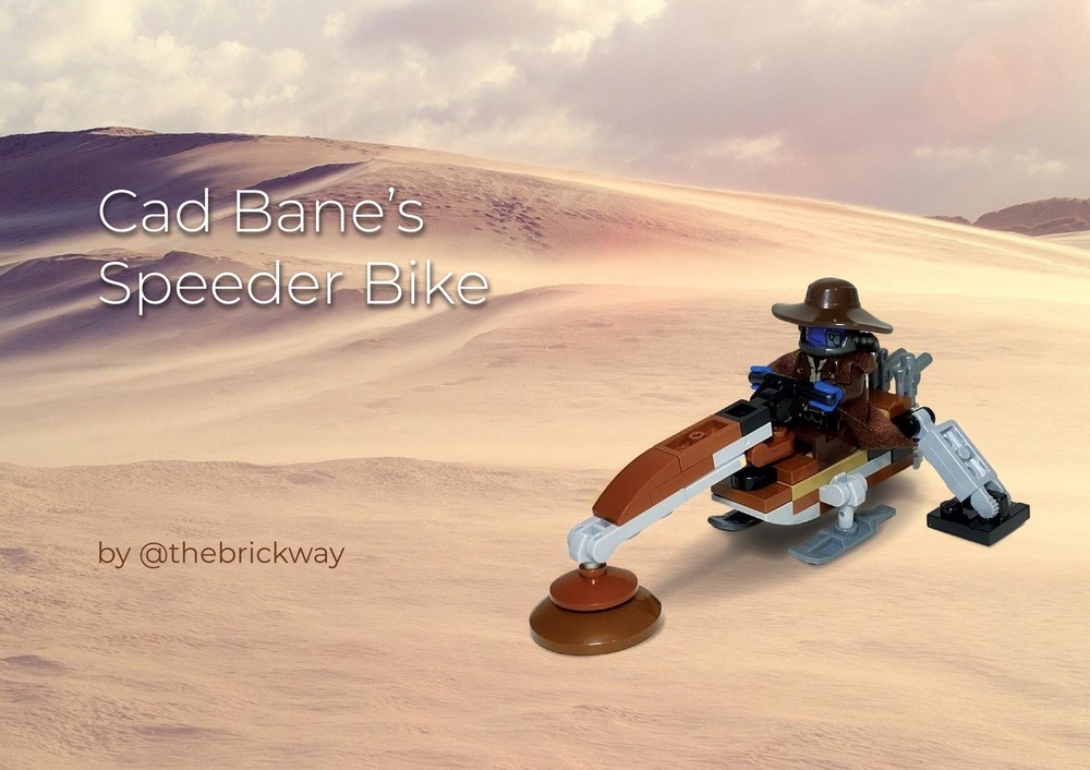 Lego Cad Bane Speeder Bike Microfighter
