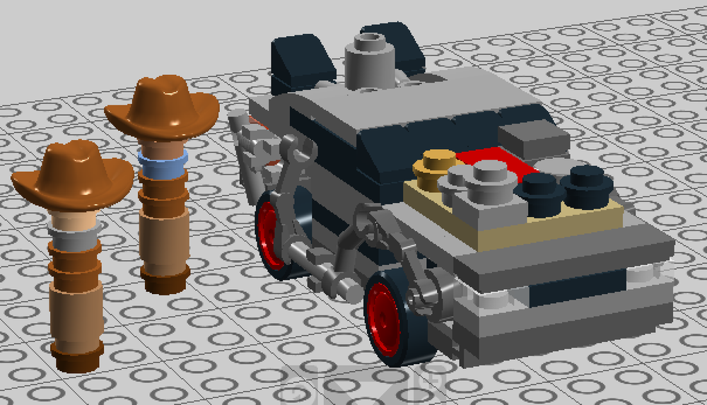 Lego 1982 DeLorean DMC-12 Offroad BTTF3