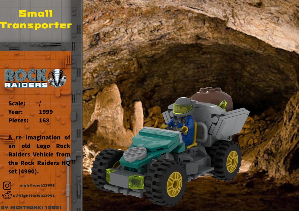 Lego Rock Raiders Small Transporter