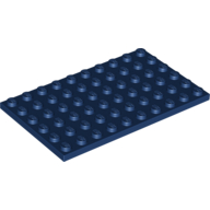 Lego Plate 6 x 10 / Dark Blue
