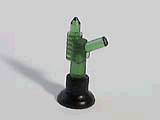 Lego Minifigure, Utensil Suction Gun with Flexible Rubber Black Cup