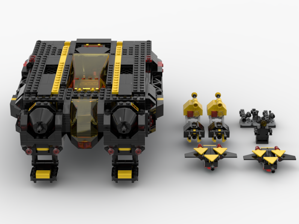 Lego Blacktron cargo ship