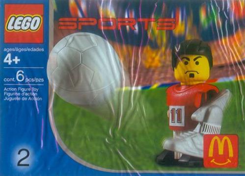 Lego McDonald's Sports Set Number 2 - Red Soccer Player #11