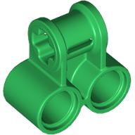 Lego Technic Axle and Pin Connector Perpendicular Double / Green