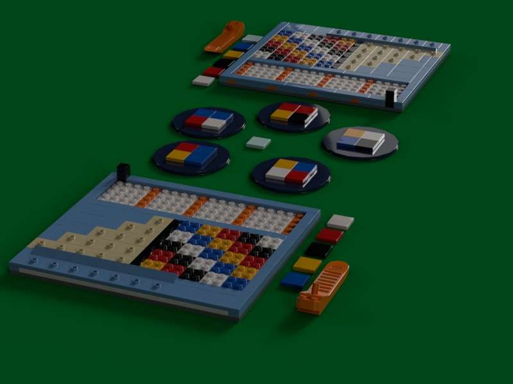 Lego Azul Board Game -2 Players set