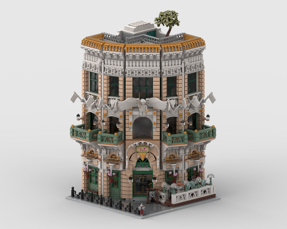 Lego Cafe Fleur extension