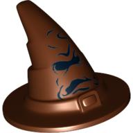 Lego Hat, Wizard, Black Sorting Hat Print
