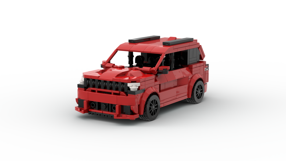 LEGO Jeep Trackhawk MOC (Red)