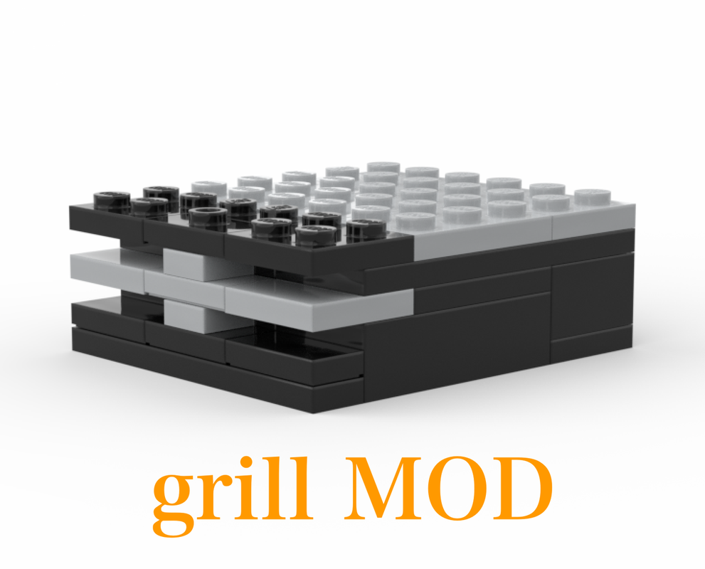 Lego grill MOD for 1981 dodge ramcharger