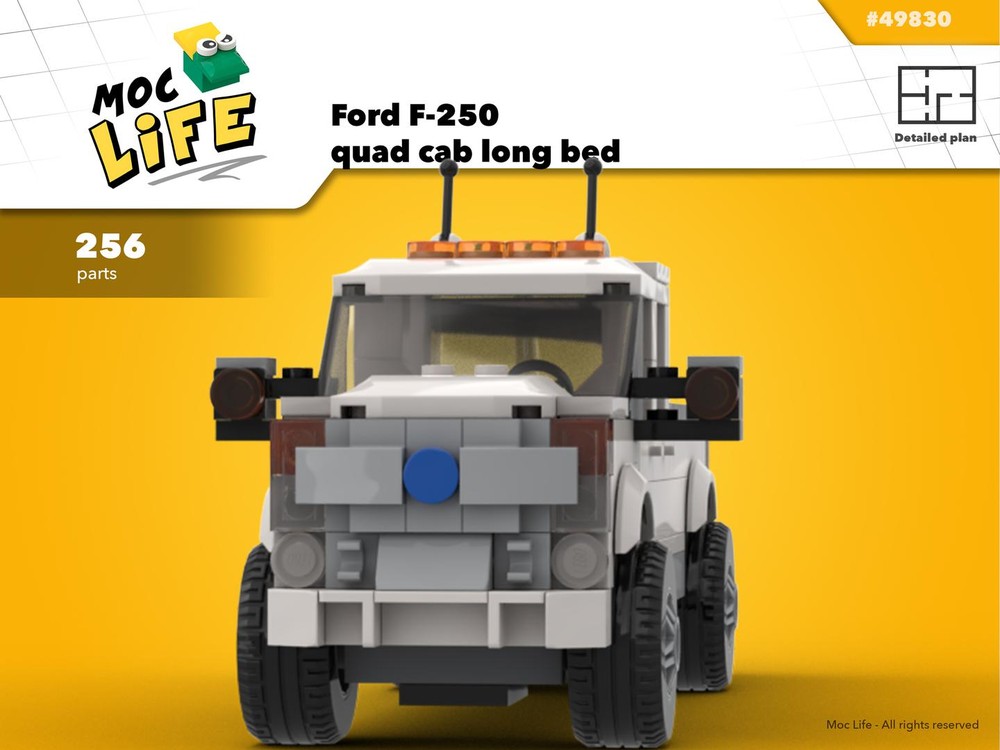 Lego Ford F-250 quad cab long bed
