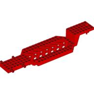 Lego Vehicle Base, Trailer 8 x 30 x 3 1/3 / Red