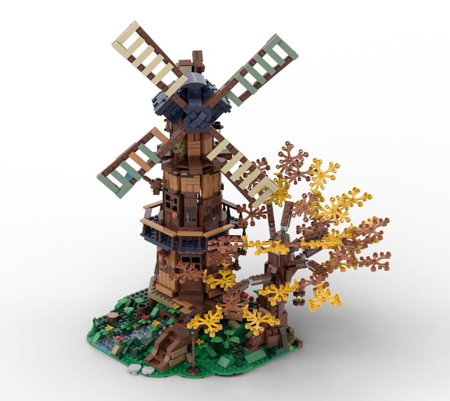 Lego Mill on the Hill