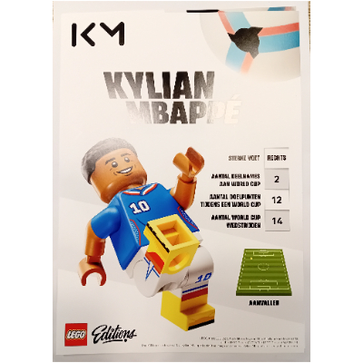 Lego Kylian Mbappé Poster 2 / [No Color/Any Color]