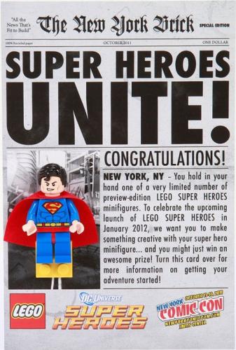 Lego Super Heroes Unite - Superman - New York Comic-Con 2011 Exclusive