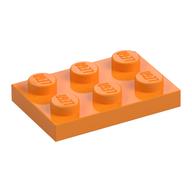 Lego Plate 2 x 3 / Medium Orange
