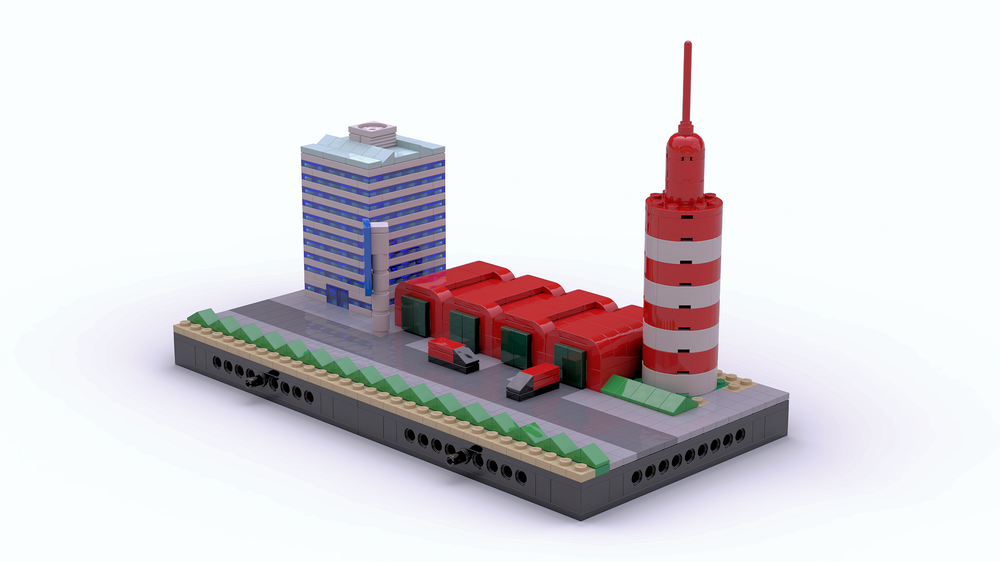Lego Micro Factory with Office